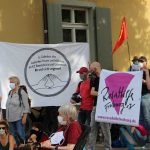 Transparent des feministischen Zentrums