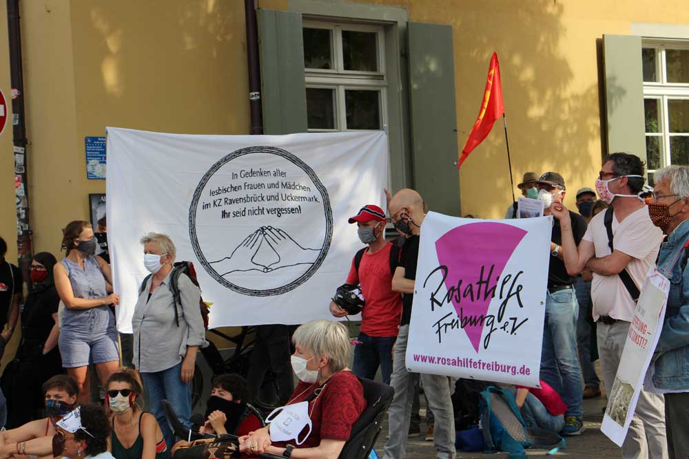 Transparent des feministischen Zentrums